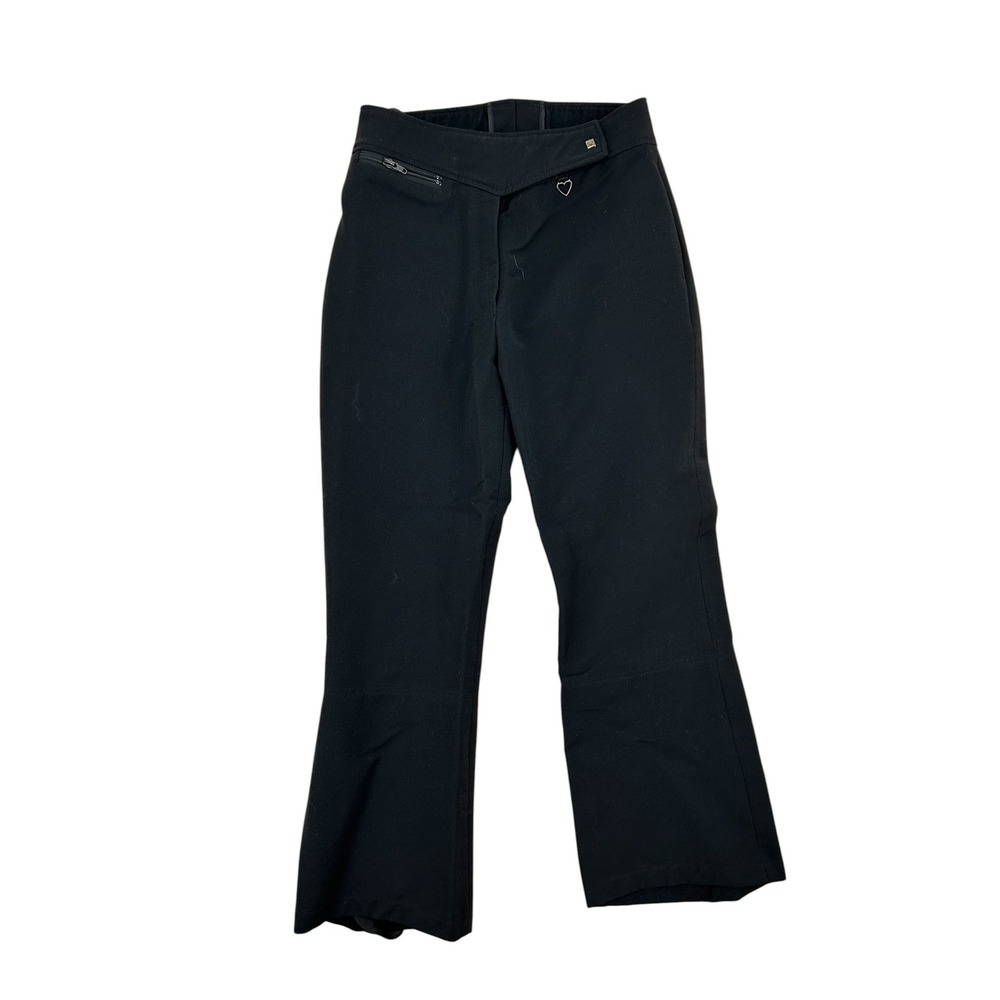 Obermeyer Women Black Wool Blend Ski‎ Pants Snow Trousers Size 10
